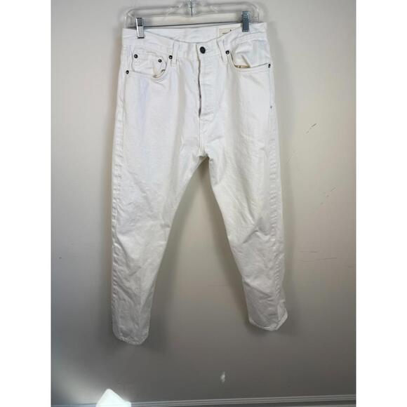 Imogene and Willie White Denim Selvage Button Fly Jeans 32x30 - Picture 1 of 9